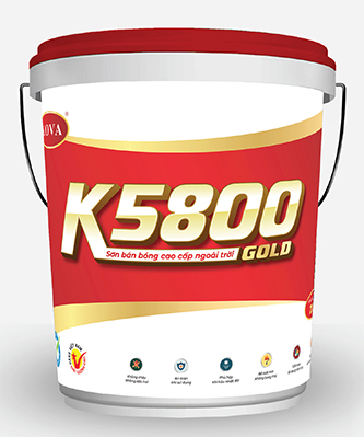 Sơn Kova bán bóng cao cấp ngoài trời K5800-GOLD - thùng 20kg - Sơn ...